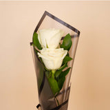 Duo White Roses Bouquet