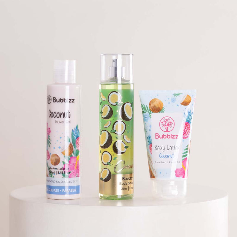 Bubblzz Blooming Love Body Care Bundle & Red Roses Bouquet