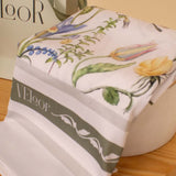 Flora Scarf with Vase of 20 Roses