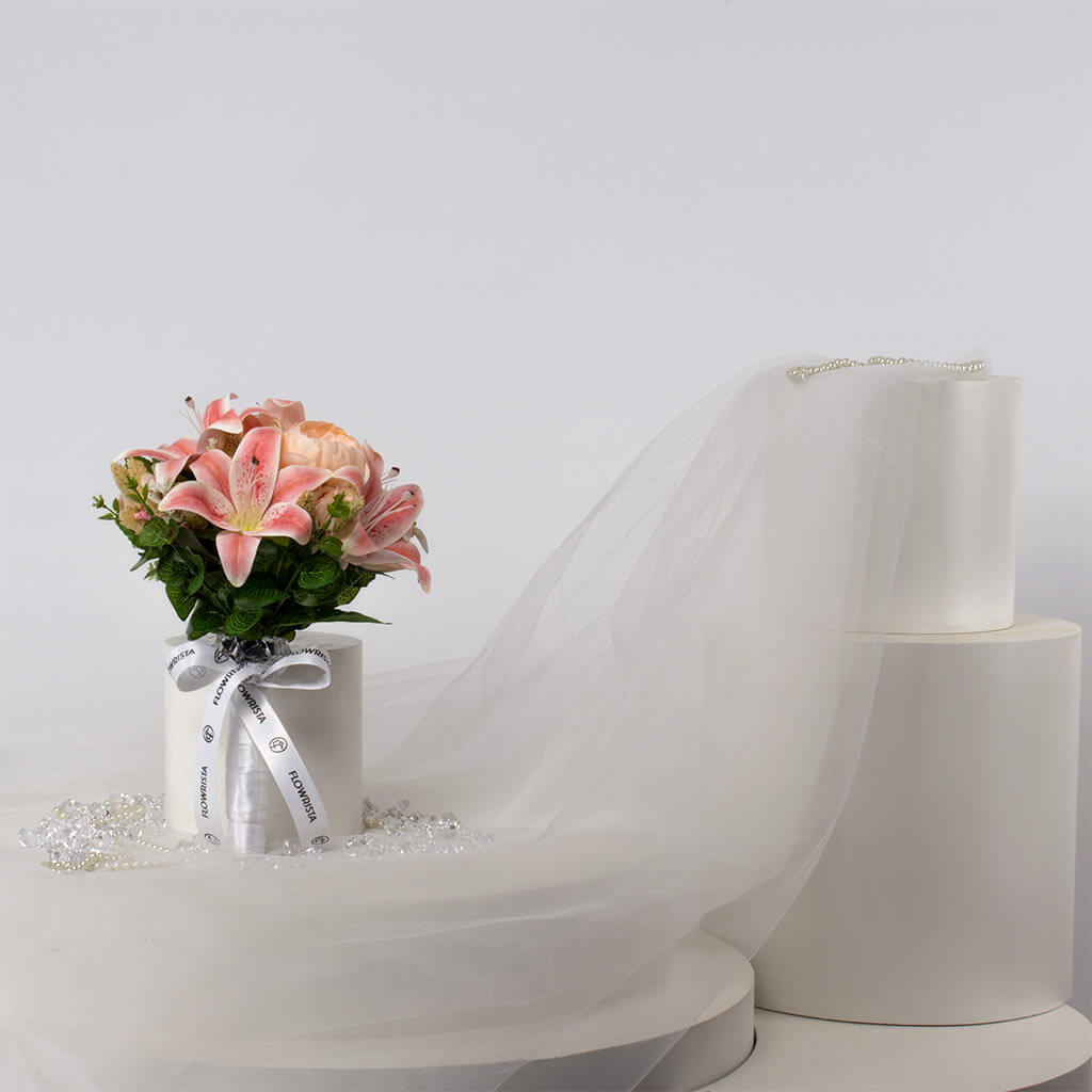 Charming Lilies & Orange Floral Harmony