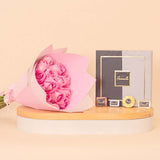 Passionelle Premium Chocolate And Pink Roses
