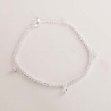 Pandora Sparkling Drops Tennis Bracelet & Red Roses Bouquet