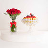 Passionelle Bonbon Chocolate 1kg & Red Roses Vase