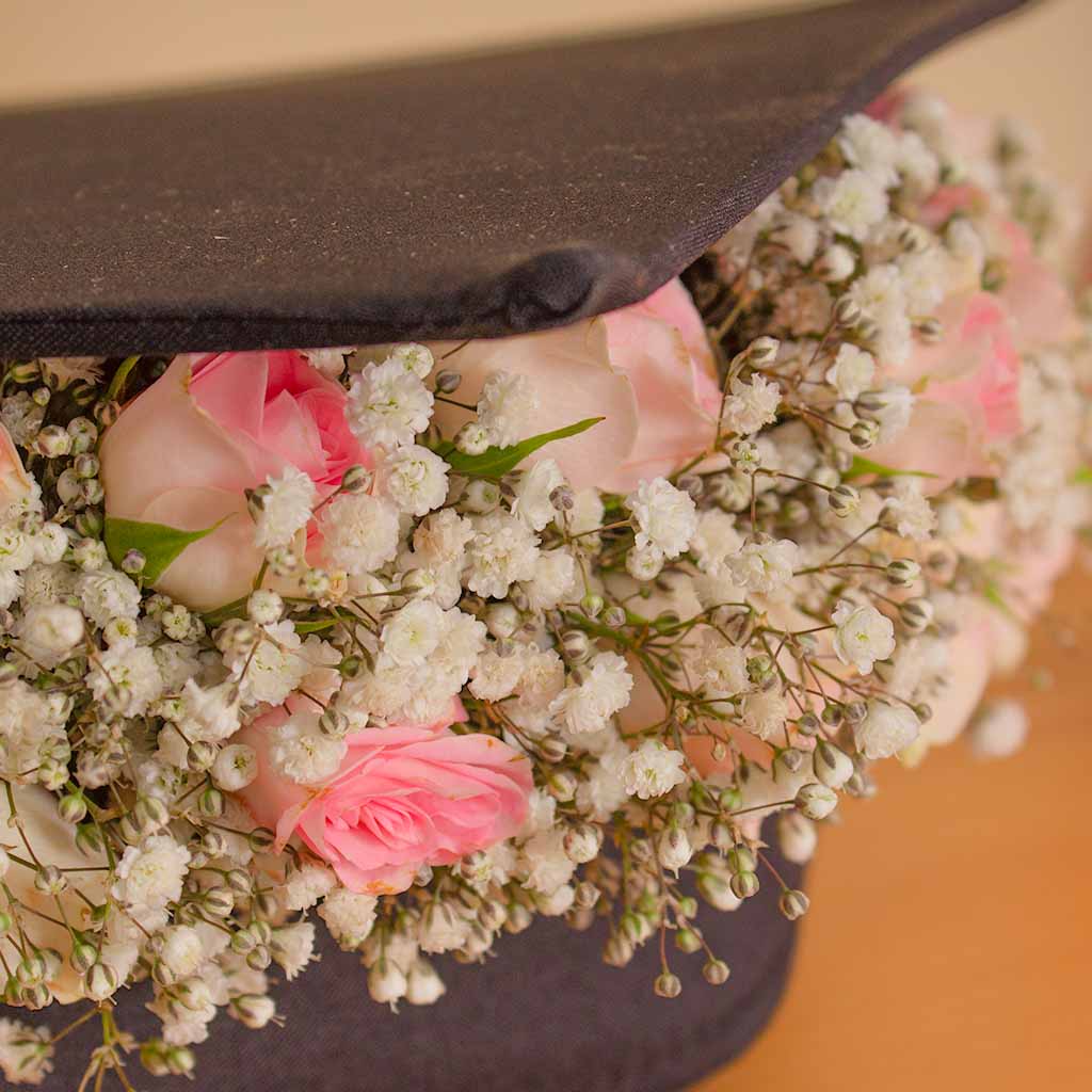 Floral Graduation Cap