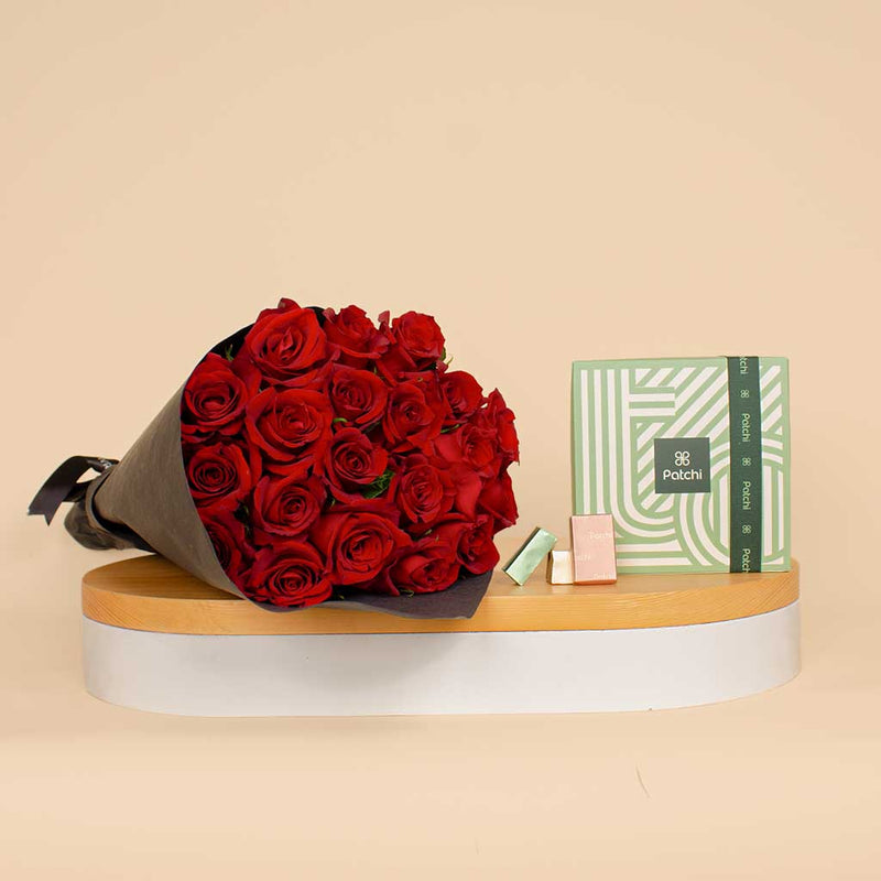 Patchi Chocolate |The Red 20 Valentine’s Bouquet
