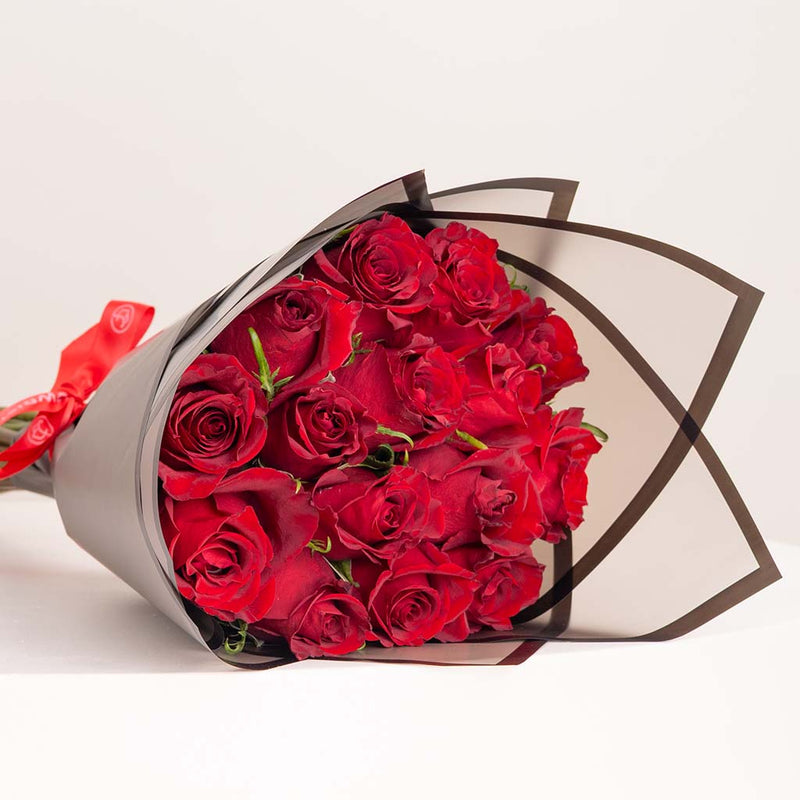 15 Red Roses Bouquet