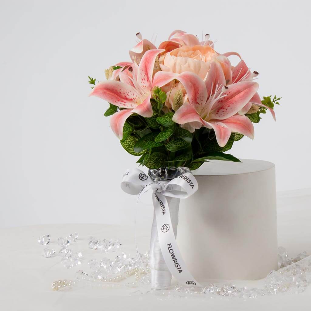 Charming Lilies & Orange Floral Harmony