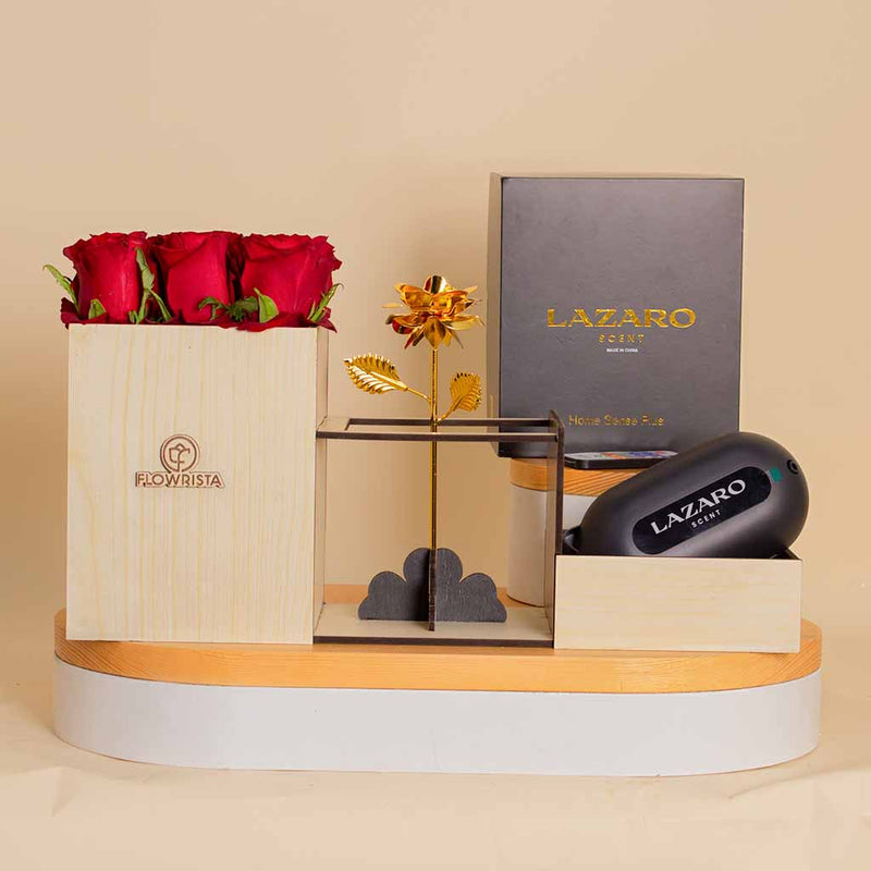 Lazaro Home Sense Plus And Unique Roses Box
