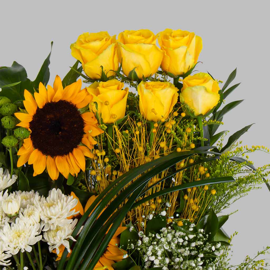 Yellow and White