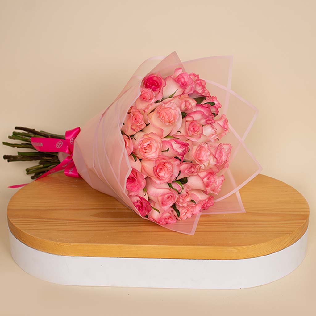 Roses Pink Bouquet 30