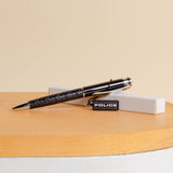 PERGR Elegance Pen Set with 15 Red Roses Vase