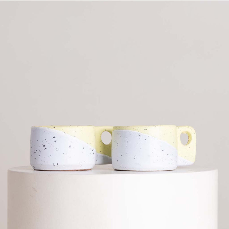 Tip of The Day Yellow Espresso Cup Set