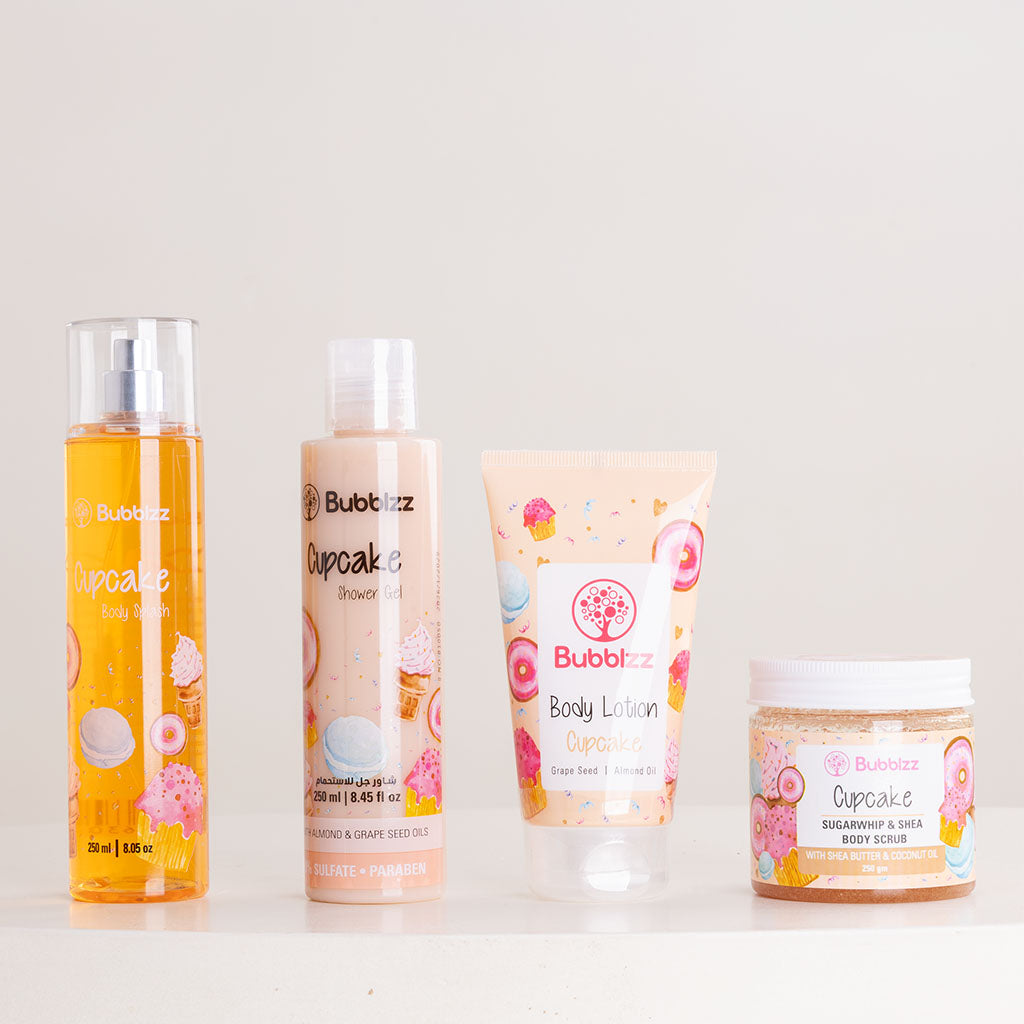 Bubblzz Cupcake Body Care Collection
