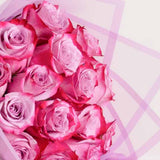 15 Deep Purple Rose Bouquet