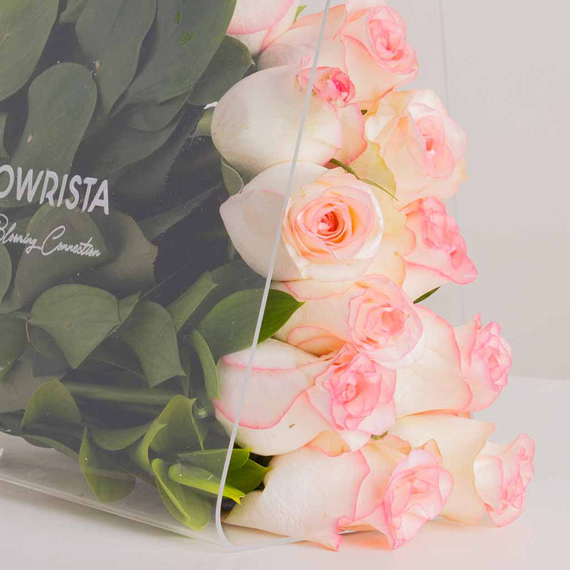 Pink and White Mixed Flower Bag