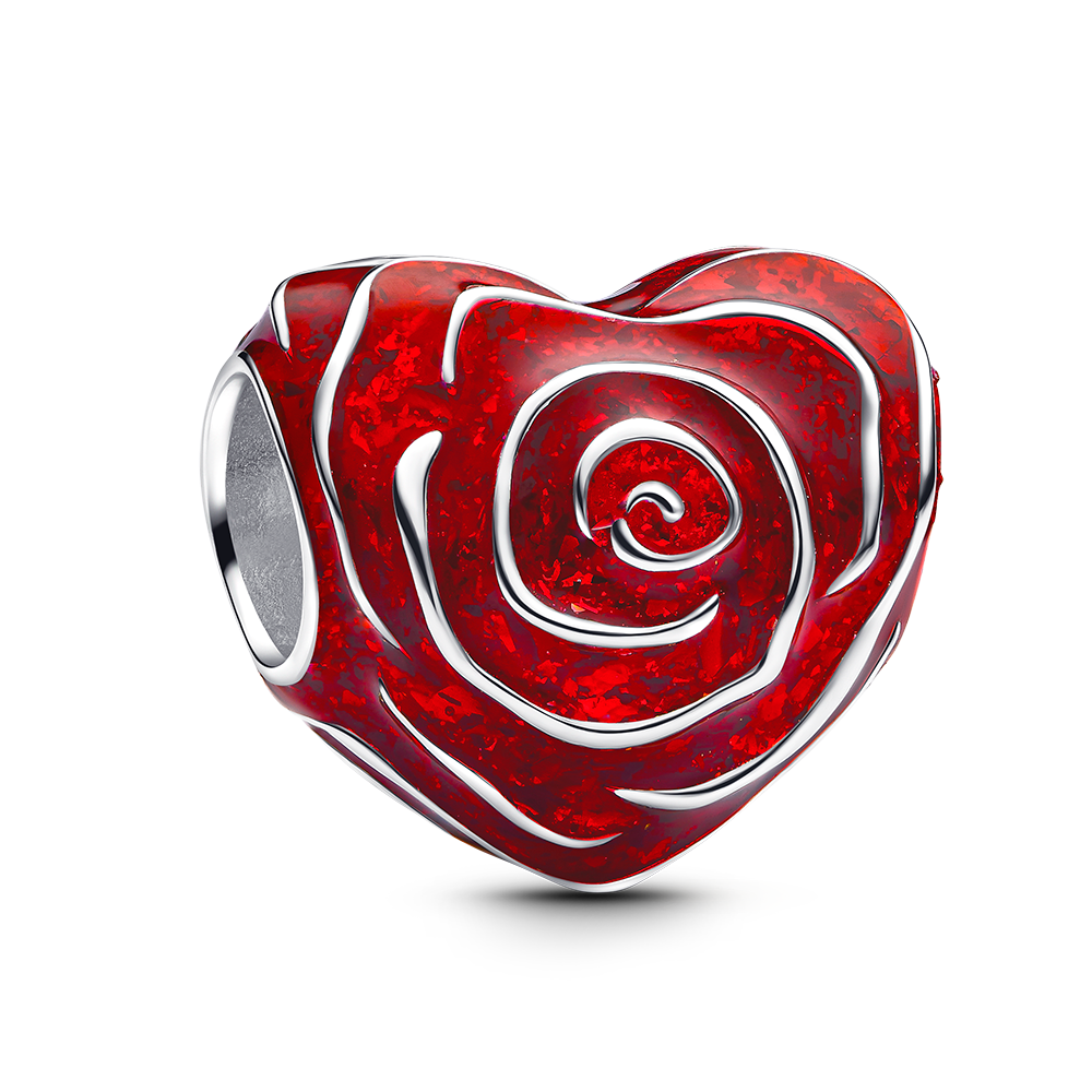 Pandora Rose Heart Charm