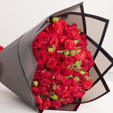 Ramadan Pearl Bukhoor Burner & Red Baby Roses Bouquet