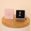 Pandora Padlock Dangle Charm 14k Rose Gold Plated with Zirconia