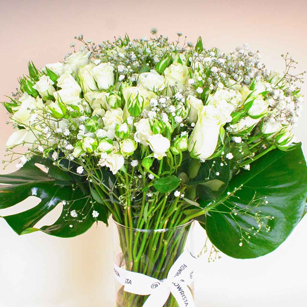 Flowrista | White Harmony Vase