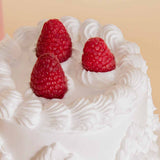 Voila Red Velvet Cake - Fresh Cherries & Creamy Layers