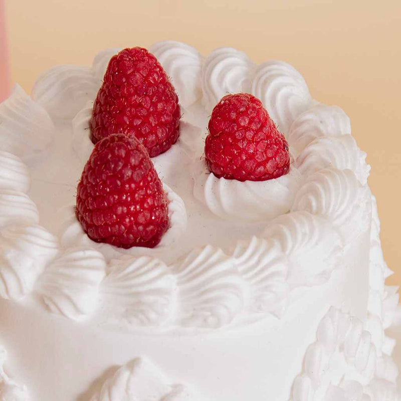 Voila Red Velvet Cake - Fresh Cherries & Creamy Layers