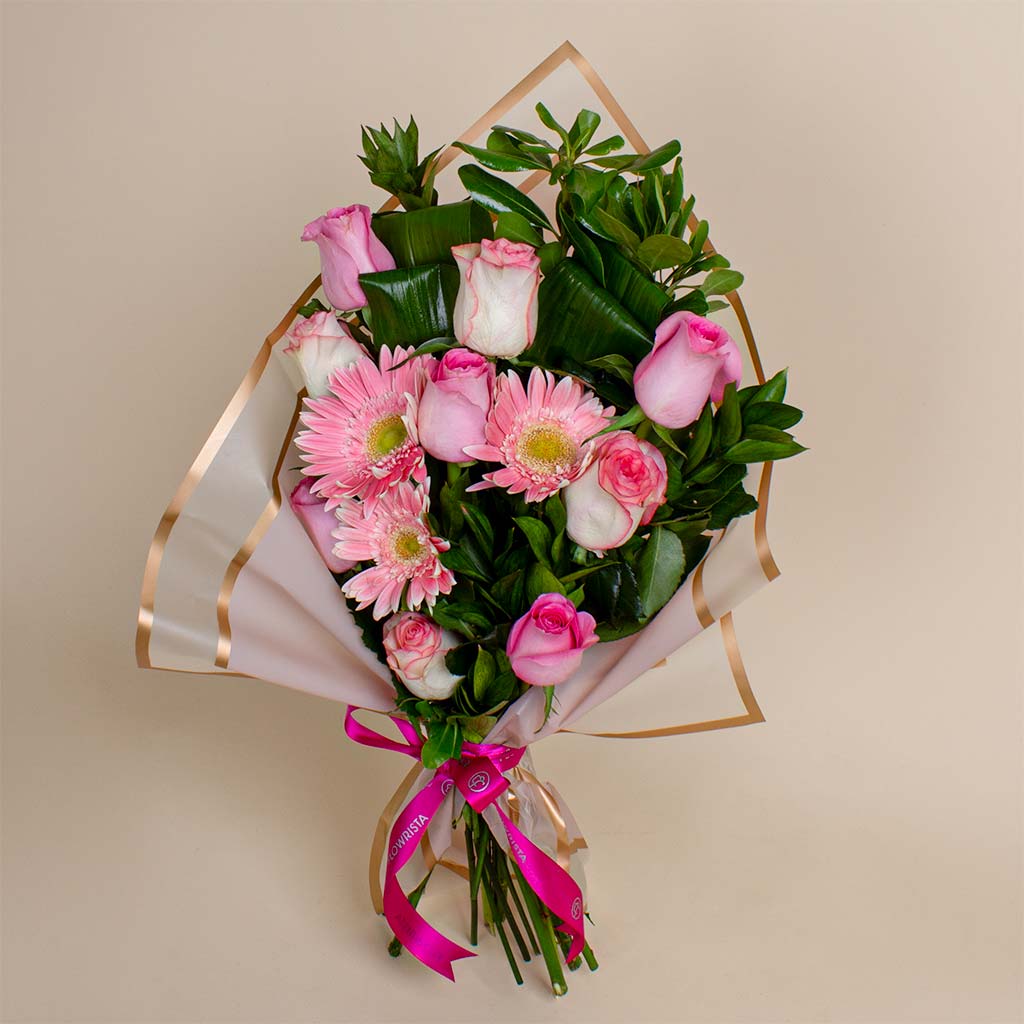 Flowrista Gorgeous Pink Roses Bouquet