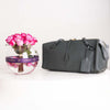 CoCan Capsule Shoulder Bag & Purple Roses Vase