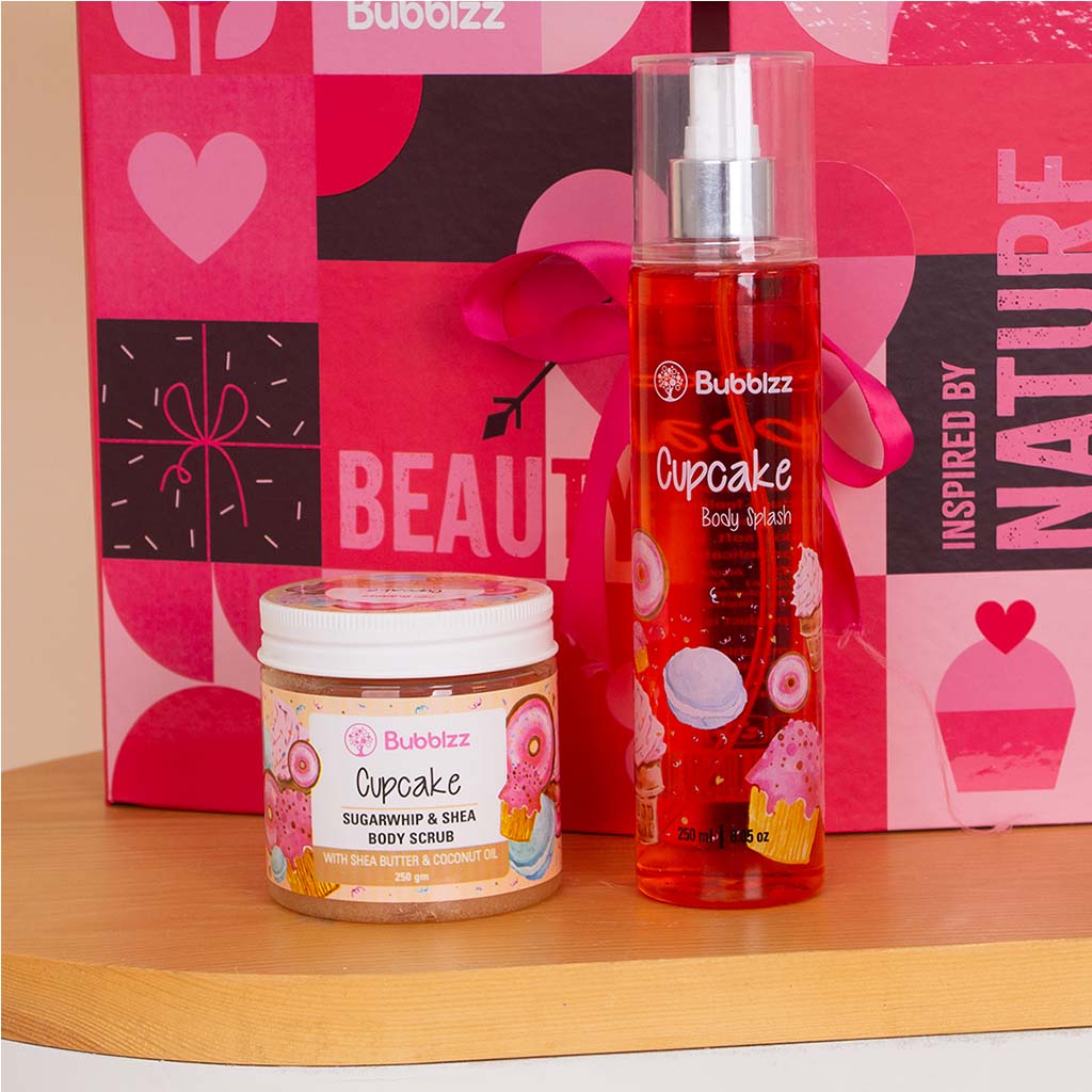 Bubblzz Cupcake Body Care Collection & Red Roses