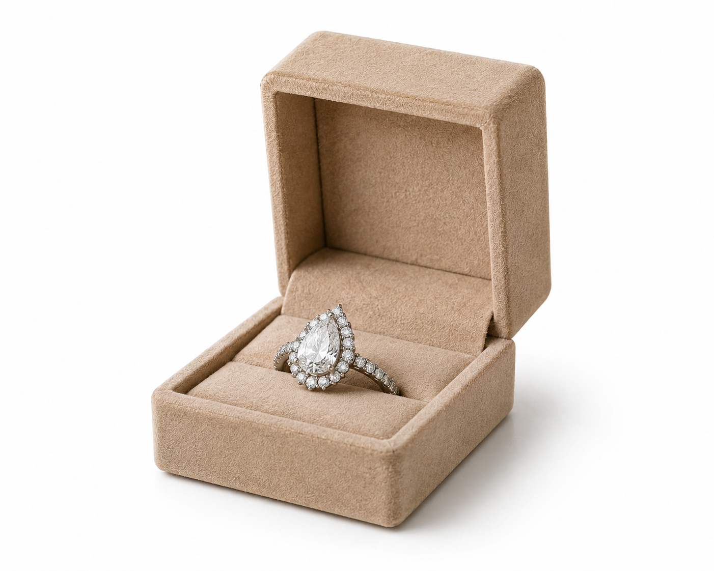 Silvara Zircon Flower Ring & Vibrant Mixed Flower Vase