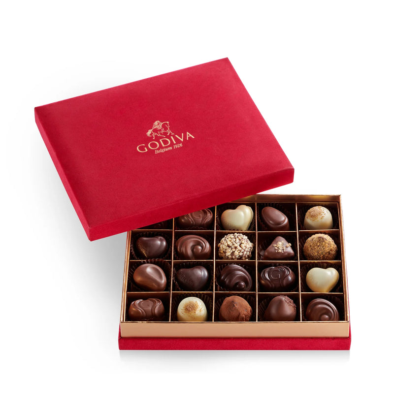Godiva Red Gift Box 20pcs red