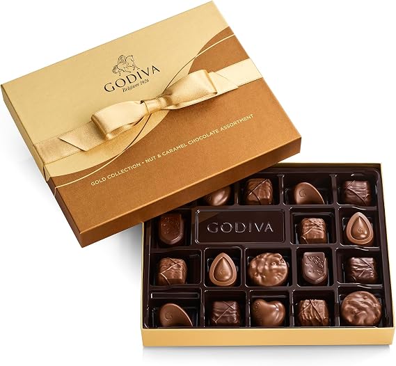 GodivaPremium Chocolate And Pink Roses