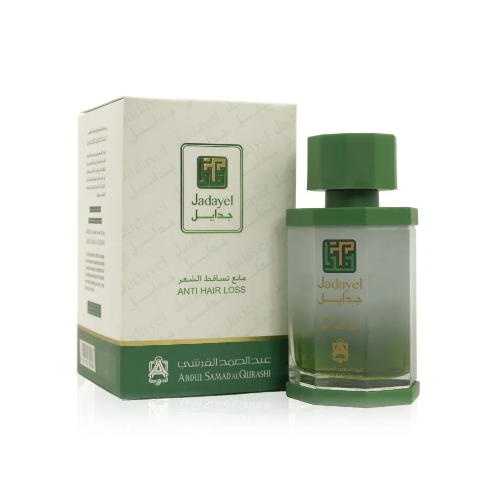 Green Jadavel perfume bottle and packaging on a white background