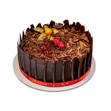 Mister Baker Premium Black Forest Cake & Red Mixed Bouquet – Flowrista