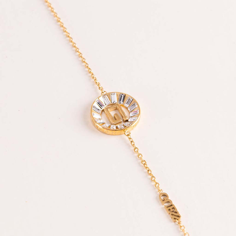 GUESS Women’s Gold-Tone Charm Chain Bracelet