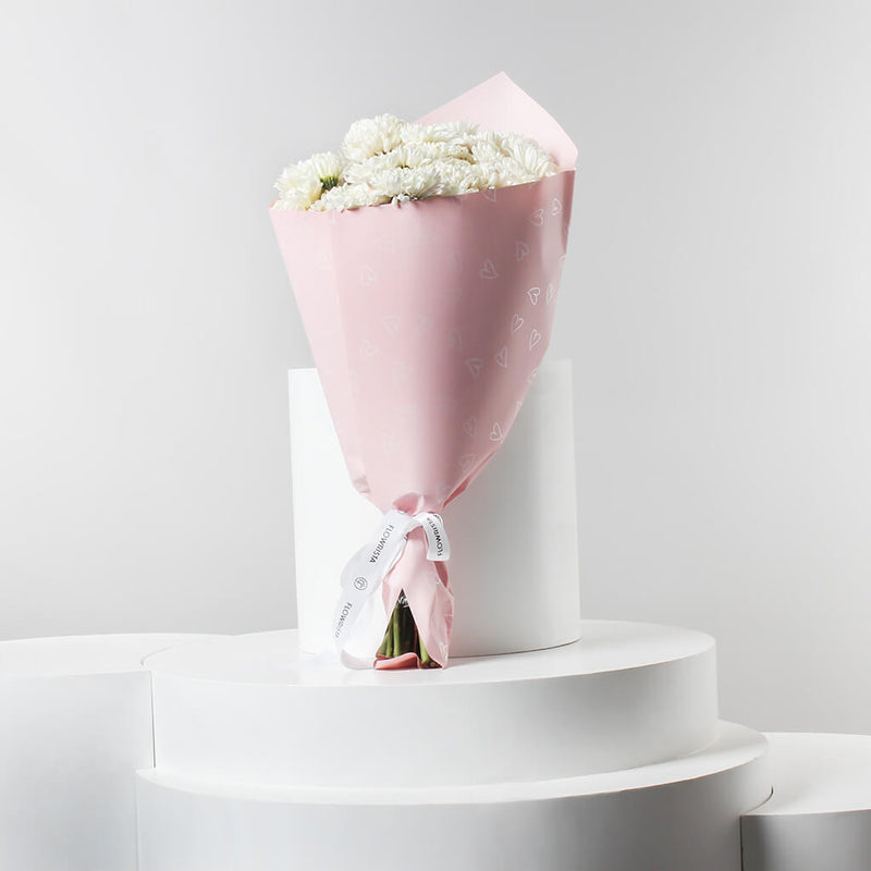 Flowrista | White Fancy Chrysanthemum Bouquet