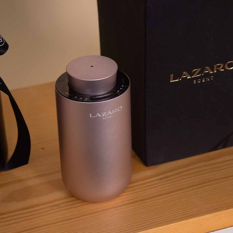 Lazaro Z1 Car Scent Diffuser rose gold And 20 Orange Roses