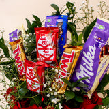 Red Roses with Chocolate Box
