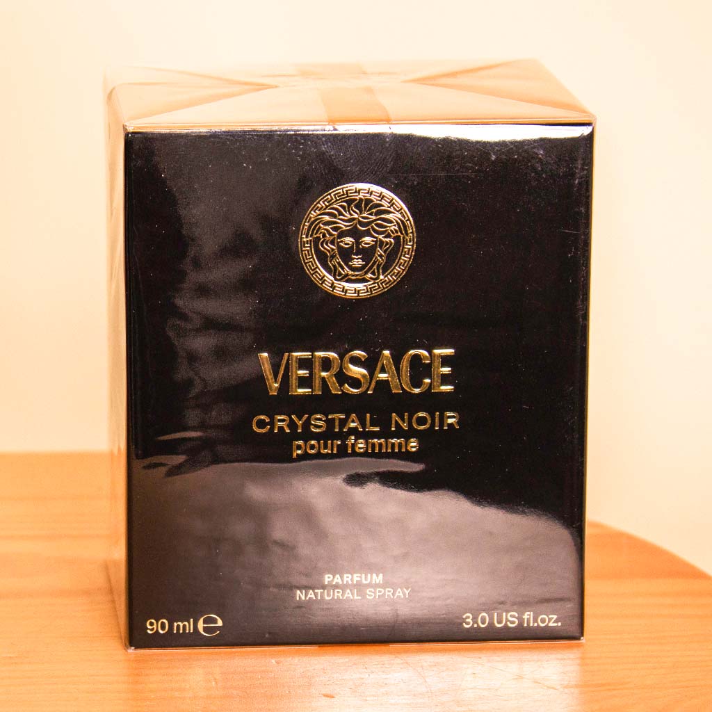 Versace Crystal Noir with 20 Red Roses Hand Bouquet