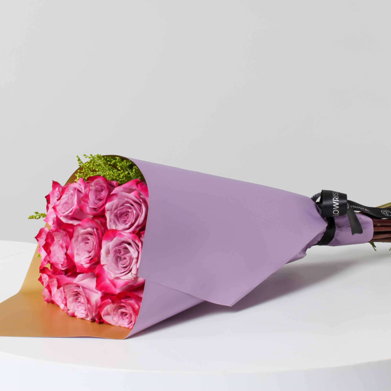 Flowrista Pink Roses Hand Bouquet