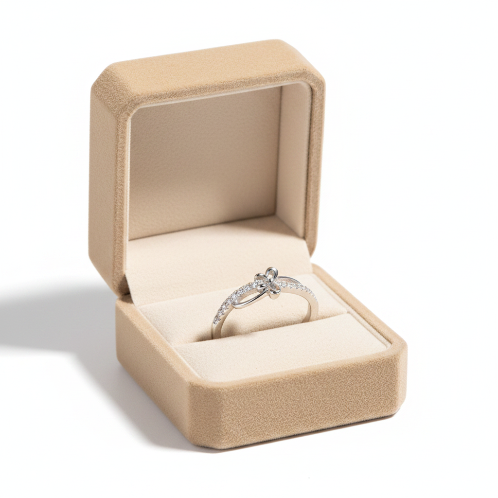 Butterfly Ring in Velvet Box