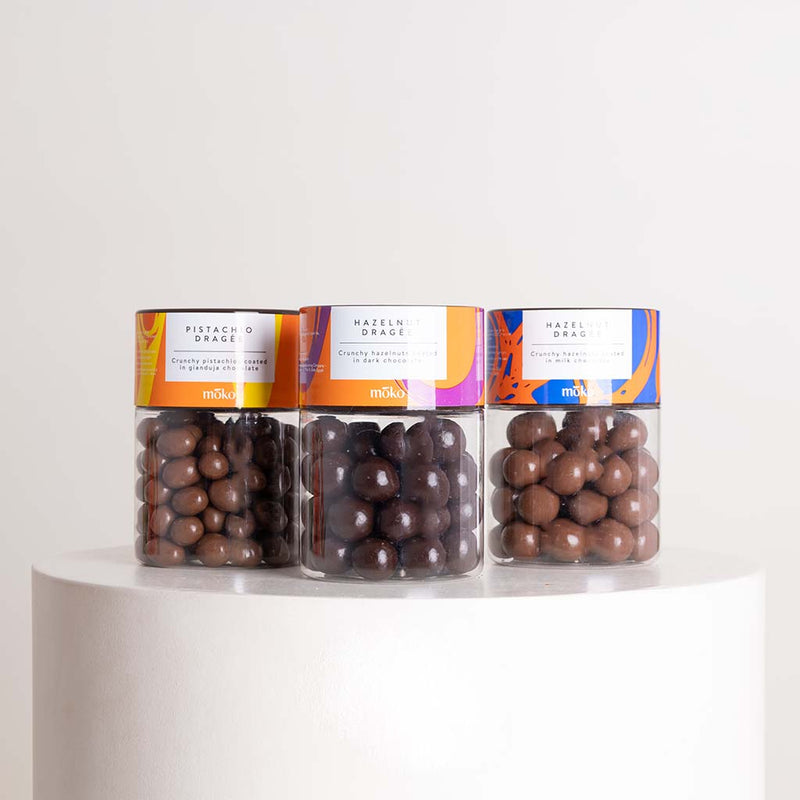 Moko Chocolate Jars & Gerbera Mixed Vase
