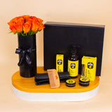 Mr.Beard Kit – Premium Gift Edition & Orange Roses Vase