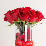 Musc Liber Intense & 15 Red Roses Vase