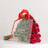 Tip of The Day Happiness Espresso Cup Set & Red Roses Bag