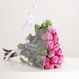 12 Purple Roses Bag with Patchi 1kg
