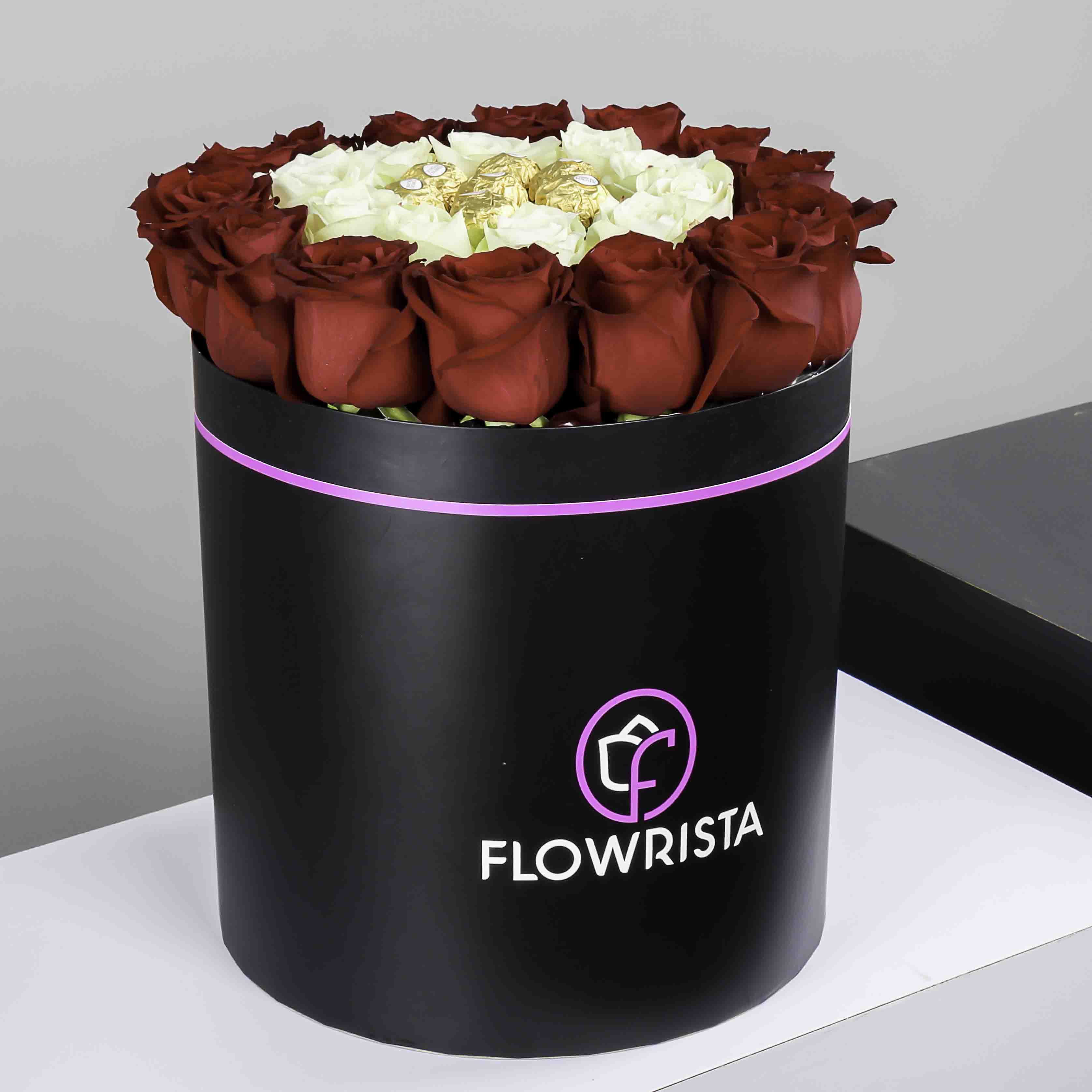Roses Cylinder and Chocolate