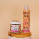 Bubblzz Vanilla Body Care Collection & Red Roses Vase