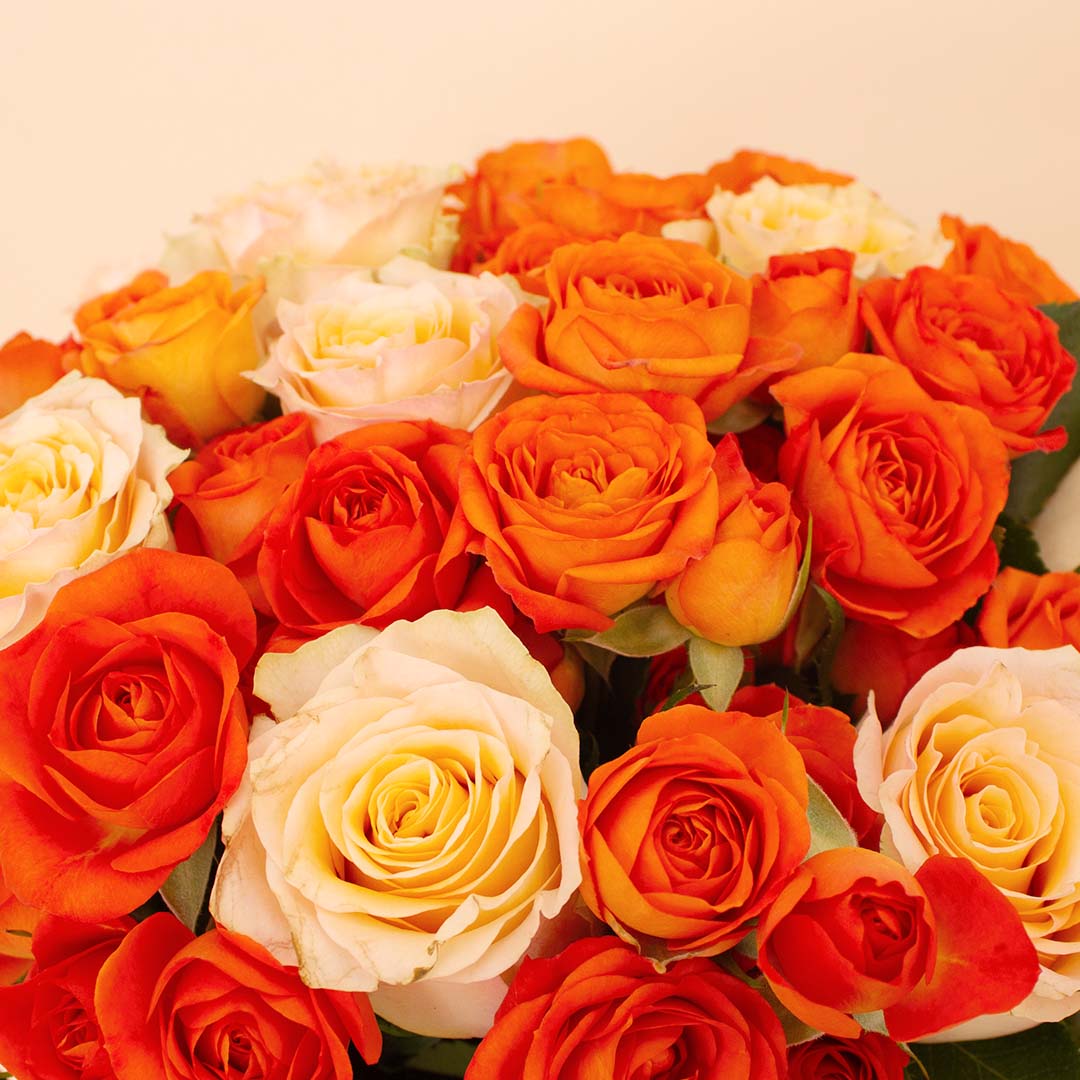 Flowrista | Bouquet of Simon & Orange Roses