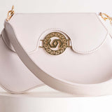 CoCan Golden Purse Bag & Purple Roses Vase