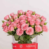 Patchi Tin Box 245g & Pink Baby Roses Vase